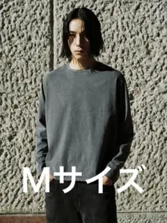LIDNM CRACK WASHED L/S TEE Ｍサイズ