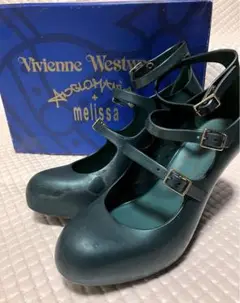 viviennewestwood melissa 三連ストラップ ヒールパンプス