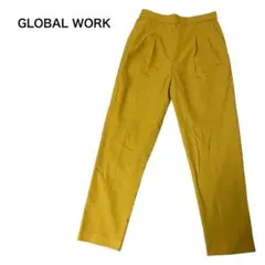 GLOBAL WORKグローバルワーク ウツクシルエットテーパードパンツ M