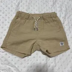 H&M ベージュ ハーフパンツ 9-12M