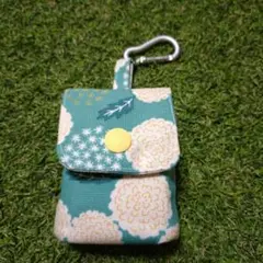 ☆handmade☆携帯用ペーパーナプキンポーチ　たんぽぽ柄
