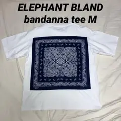 ELEPHANT BLAND バンダナ Tシャツ M
