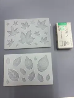 シリコン葉っぱ型モールド2枚セット