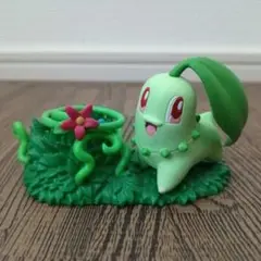 ポケモン　チコリータ　デスクトップフィギュア　印鑑立て