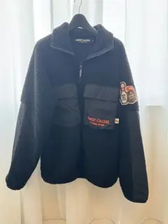 フリースジャケット・ボアジャケット 黒
