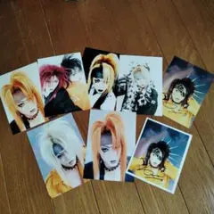 ビジュアル系バンド サイン入り写真8枚セット