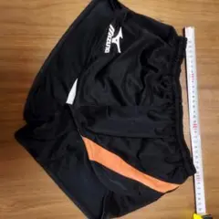 Mizuno 陸上用ショートパンツ 黒/オレンジ