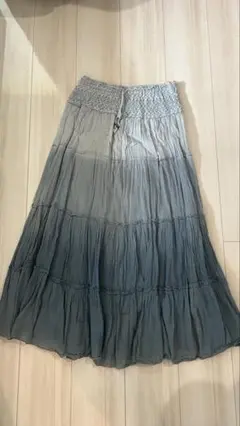 ロングスカート　グラデーション