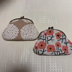 ハンドメイドがま口　2個セット