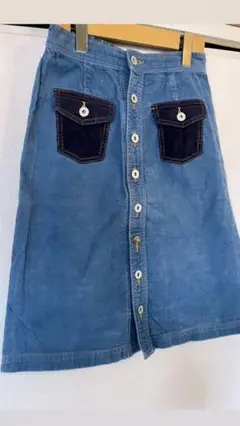 Stussy コーデュロイ スカート ネイビー M
