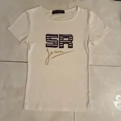 SONIA RYKIEL ロゴ入りTシャツ　ホワイト