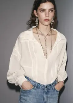 ZARA ZW COLLECTION ロマンティックシャツ