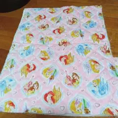 ディズニープリンセス キルティング生地 ピンク
