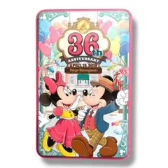 東京ディズニーランド 36thチョコレート缶　空き缶