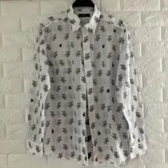 DIESEL メンズシャツ うさぎ刺繍シャツ　美品