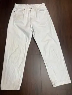 NATURAL LAUNDRY 白デニム
