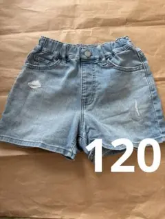 UNIQLO キッズ　女児　ジーンズ　ハーフパンツ　120センチ　匿名配送