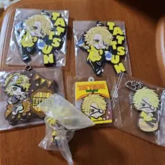 カラフルピーチTATTSUN ラバーキーホルダーなど ６点セット