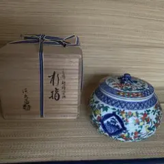 【茶道具】瑞宝造　古賀健蔵箱　祥瑞蜜柑水指　水指373 茶道具】瑞宝造 古賀健蔵箱 祥瑞蜜柑水指 水指373 - メルカリ