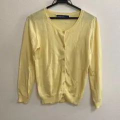 ジエンポリアム　長袖カーディガン　イエロー系　Mサイズ
