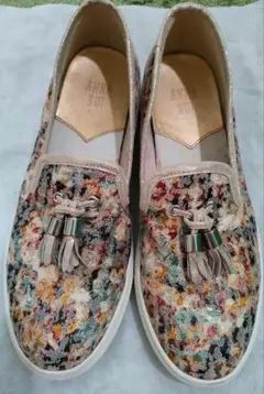 ANNA SUI マルチカラー スリッポン　スニーカー　アナスイ