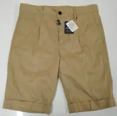 【未使用】Herdman Linen ハーフショーツ M ベージュ メンズ 春夏