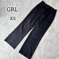 GRL グレイル ブラック カジュアルパンツ（XS）オフィス 黒 フォーマル