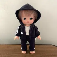 メルちゃん あおくん ◇スエット セットアップ◇ ネイビーx2本ライン