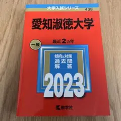 愛知淑徳大学　赤本　2023年
