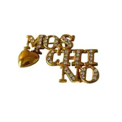 レア　モスキーノ ブローチ　星形　スパイラル　ヴィンテージ　MOSCHINO レア モスキーノ ブローチ 星形 スパイラル ヴィンテージ