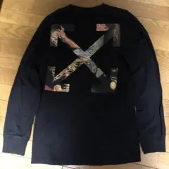 オフホワイト ロンTシャツ