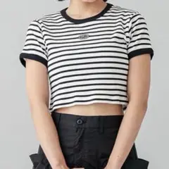 エックスガール オーバル ロゴ　ショートスリーブ トッ