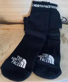 新品未使用 2足ザノースフェイス TNFジャカードロゴ ソックス 25-27cm