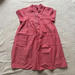 昭和レトロ 当時物 ヤングエイジ ワンピース 120 美品
