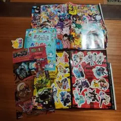 少年ジャンプ　ポケモン　メガ進化　ポケモンセンター　ワンピース　シール　付録