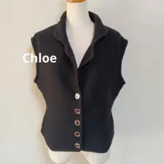 Chloe クロエ ニットベスト 黒