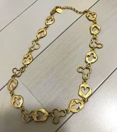 ミッキーマウス ゴールドネックレス