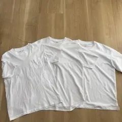 ホワイト Tシャツ 3枚セット