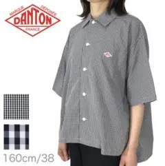 DANTON ダントン レディース コットン サイドスリット半袖シャツ