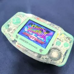 ゲームボーイアドバンス 本体 IPS液晶 スーパークリア&グリーン