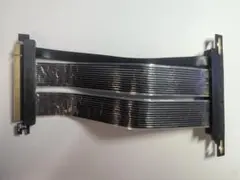 EZDIY-FAB PCIe4.0x16直角GPUライザーケーブル20cm 黒
