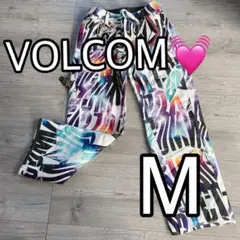VOLCOM♪新品タグ付き スノボーパンツ 総柄 Mサイズ スノーボードウェア