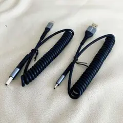 1.5m×2本❣️SUNGUY USB C ケーブル 急速充電　伸縮自在