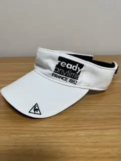 LE COQ SPORTIF バイザー ホワイト