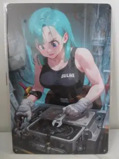 【Sale】ドラゴンボール-/BULMA②【ブリキ看板／メタルサイン】
