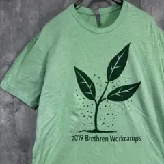 2019 Brethren Workcamps Tシャツ ライトグリーン　XL