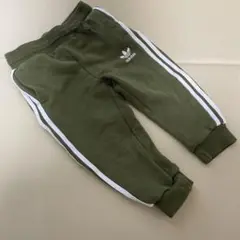 美品　adidas 90 カーキ　グリーン　スウェットパンツ　アディダス