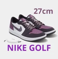 NIKE Air Jordan 1 Low Golf NRG Purple ①