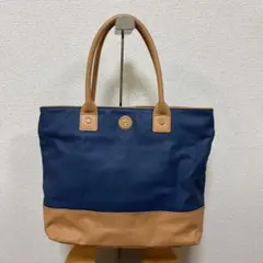 Tory Burch ネイビー ベージュ トートバッグ