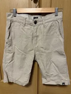【Lee】ストライプ柄 ショートパンツ ベージュ